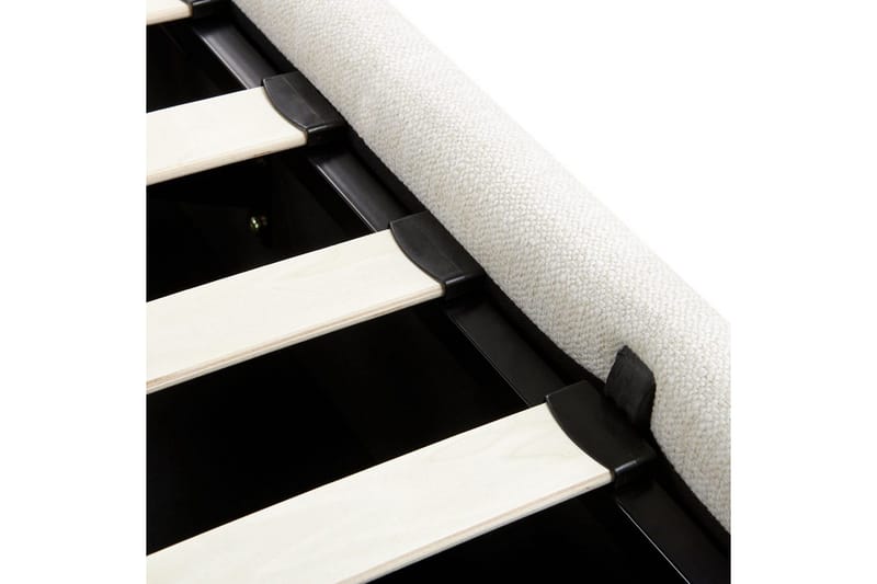 Seng med lagring Castelnavet - Hvit, Svart, 180x200 cm - Møbler - Senger - Senger med oppbevaring