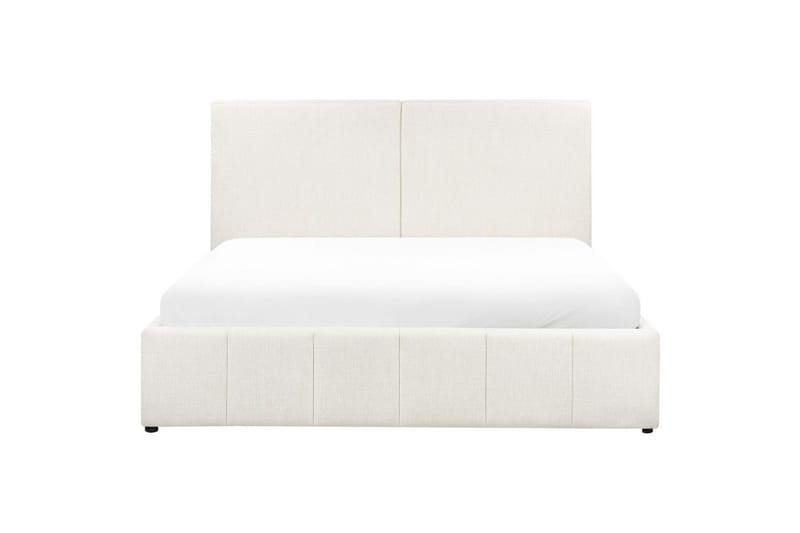 Seng med lagring Castelnavet - Hvit, Svart, 180x200 cm - Møbler - Senger - Senger med oppbevaring