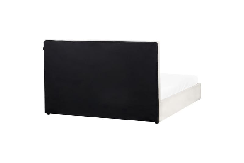 Seng med lagring Lagord - Off-white, Svart, 180x200 cm - Møbler - Senger - Senger med oppbevaring