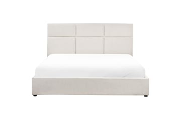Seng med lagring Lagord - Off-white, Svart, 180x200 cm - Møbler - Senger - Senger med oppbevaring