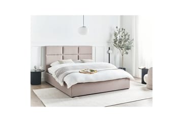 Seng med lagring Lagord - Taupe, svart, 160x200 cm - Møbler - Senger - Senger med oppbevaring