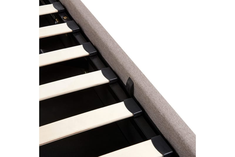 Seng med lagring Lagord - Taupe, svart, 180x200 cm - Møbler - Senger - Senger med oppbevaring