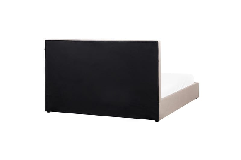 Seng med lagring Lagord - Taupe, svart, 180x200 cm - Møbler - Senger - Senger med oppbevaring