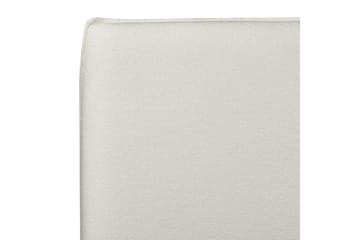 Seng med lagring Lavaur - Hvit/Bouclé, 180x200 cm - Møbler - Senger - Senger med oppbevaring