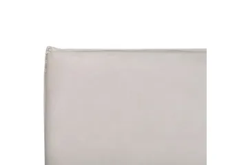 Seng med lagring Lavaur - Hvit/Fløyel, 160x200 cm - Møbler - Senger - Senger med oppbevaring