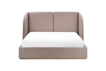 Seng med lagring Monestier - Beige, 160x200 cm - Møbler - Senger - Senger med oppbevaring