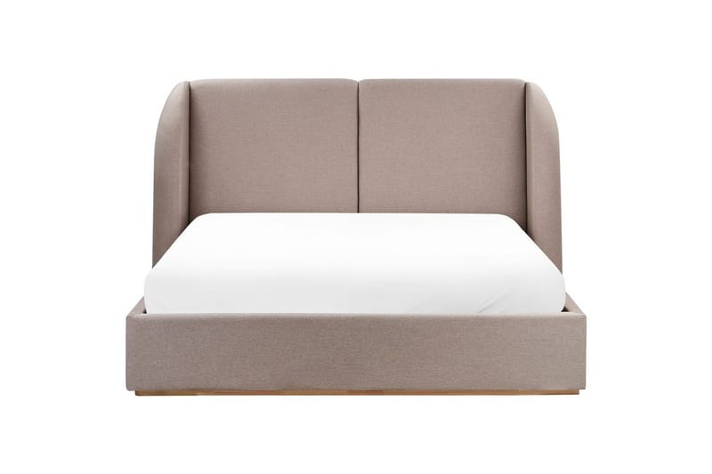 Seng med lagring Monestier - Beige, 160x200 cm - Møbler - Senger - Senger med oppbevaring