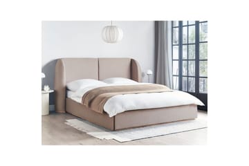 Seng med lagring Monestier - Beige, 180x200 cm - Møbler - Senger - Senger med oppbevaring