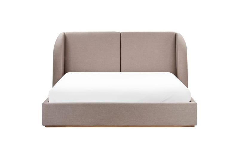 Seng med lagring Monestier - Beige, 180x200 cm - Møbler - Senger - Senger med oppbevaring