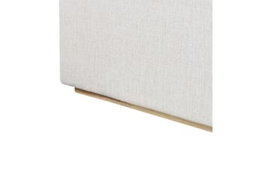 Seng med lagring Monestier - Hvit, 160x200 cm - Møbler - Senger - Senger med oppbevaring