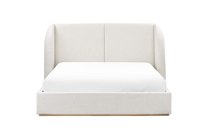 Seng med lagring Monestier - Hvit, 160x200 cm - Møbler - Senger - Senger med oppbevaring