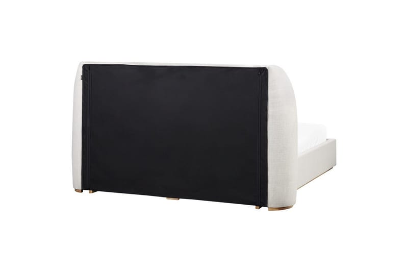 Seng med lagring Monestier - Hvit, 160x200 cm - Møbler - Senger - Senger med oppbevaring