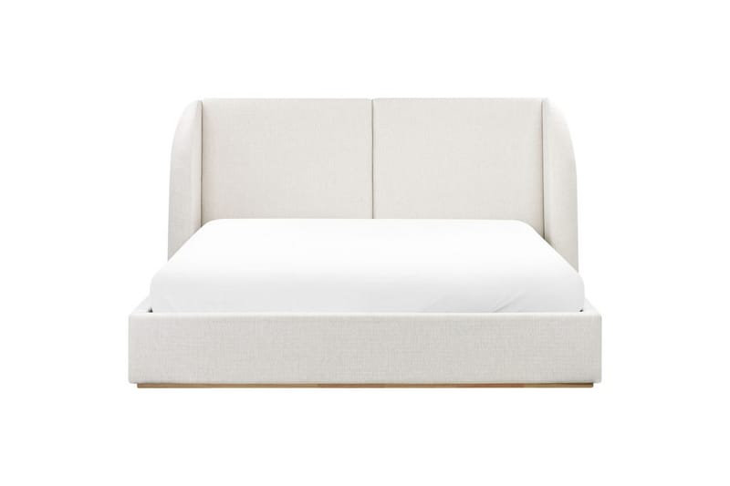 Seng med lagring Monestier - Hvit, 180x200 cm - Møbler - Senger - Senger med oppbevaring