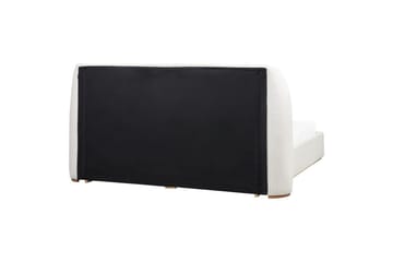 Seng med lagring Monestier - Hvit, 180x200 cm - Møbler - Senger - Senger med oppbevaring