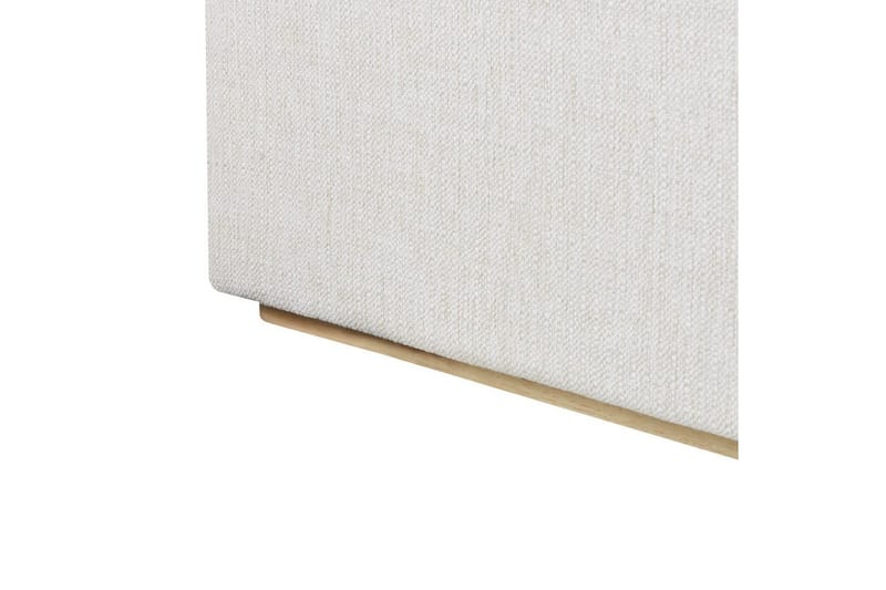 Seng med lagring Monestier - Hvit, 180x200 cm - Møbler - Senger - Senger med oppbevaring