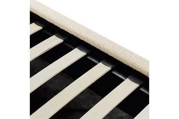 Seng med lagring Vaucluse - Beige/Bouclé, 140x200 cm - Møbler - Senger - Senger med oppbevaring