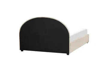 Seng med lagring Vaucluse - Beige/Bouclé, 140x200 cm - Møbler - Senger - Senger med oppbevaring