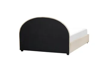 Seng med lagring Vaucluse - Beige/Bouclé, 160x200 cm - Møbler - Senger - Senger med oppbevaring