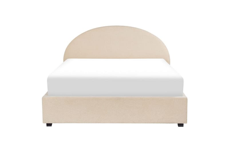 Seng med lagring Vaucluse - Beige/Bouclé, 160x200 cm - Møbler - Senger - Senger med oppbevaring