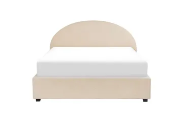 Seng med lagring Vaucluse - Beige/Bouclé, 180x200 cm - Møbler - Senger - Senger med oppbevaring