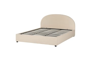 Seng med lagring Vaucluse - Beige/Bouclé, 180x200 cm - Møbler - Senger - Senger med oppbevaring