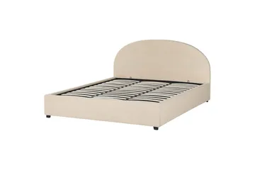 Seng med lagring Vaucluse - Beige/Bouclé, 180x200 cm - Møbler - Senger - Senger med oppbevaring