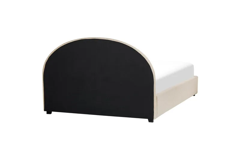 Seng med lagring Vaucluse - Beige/Bouclé, 180x200 cm - Møbler - Senger - Senger med oppbevaring