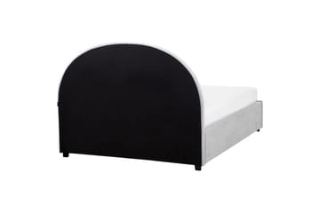 Seng med lagring Vaucluse - Lys blå/Polyester, Lyseblå/Polyester, 140x200 cm - Møbler - Senger - Senger med oppbevaring