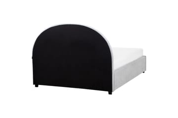 Seng med lagring Vaucluse - Lys blå/Polyester, Lyseblå/Polyester, 140x200 cm - Møbler - Senger - Senger med oppbevaring