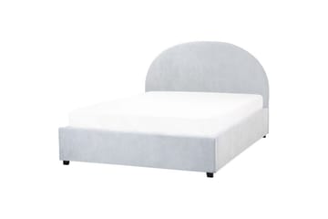 Seng med lagring Vaucluse - Lys blå/Polyester, Lyseblå/Polyester, 140x200 cm - Møbler - Senger - Senger med oppbevaring