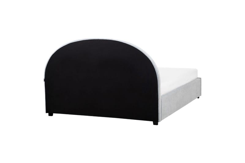 Seng med lagring Vaucluse - Lys blå/Polyester, Lyseblå/Polyester, 160x200 cm - Møbler - Senger - Senger med oppbevaring