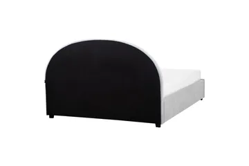 Seng med lagring Vaucluse - Lys blå/Polyester, Lyseblå/Polyester, 160x200 cm - Møbler - Senger - Senger med oppbevaring