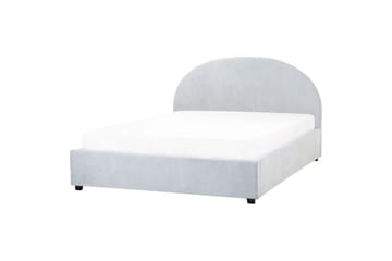 Seng med lagring Vaucluse - Lys blå/Polyester, Lyseblå/Polyester, 160x200 cm - Møbler - Senger - Senger med oppbevaring