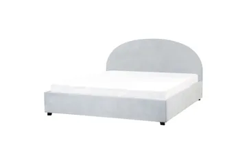 Seng med lagring Vaucluse - Lys blå/Polyester, Lyseblå/Polyester, 180x200 cm - Møbler - Senger - Senger med oppbevaring