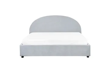 Seng med lagring Vaucluse - Lys blå/Polyester, Lyseblå/Polyester, 180x200 cm - Møbler - Senger - Senger med oppbevaring