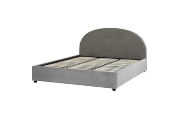Seng med lagring Vaucluse - Lys grå/Fløyel, Lysegrå/Fløyel, 180x200 cm - Møbler - Senger - Senger med oppbevaring