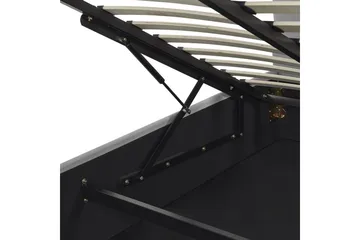 Seng med lagring Vaucluse - Lys grå/Fløyel, Lysegrå/Fløyel, 180x200 cm - Møbler - Senger - Senger med oppbevaring