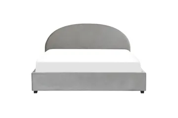 Seng med lagring Vaucluse - Lys grå/Fløyel, Lysegrå/Fløyel, 180x200 cm - Møbler - Senger - Senger med oppbevaring