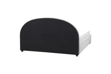 Seng med lagring Vaucluse - Lys grå/Fløyel, Lysegrå/Fløyel, 180x200 cm - Møbler - Senger - Senger med oppbevaring