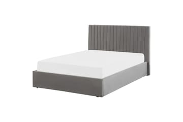 Seng med lagring Vion - Grå, 140x200 cm - Møbler - Senger - Senger med oppbevaring