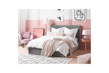 Seng med lagring Vion - Grå, 140x200 cm - Møbler - Senger - Senger med oppbevaring