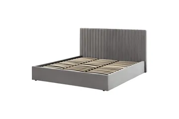 Seng med lagring Vion - Grå, 180x200 cm - Møbler - Senger - Senger med oppbevaring