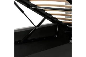 Seng med lagring Vion - Grå, 180x200 cm - Møbler - Senger - Senger med oppbevaring