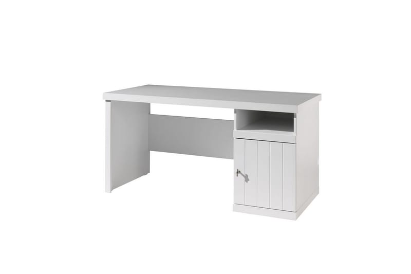 Seng med lamellbunn, nattbord, garderobe, skrivebord Robin - Møbler - Senger - Møbelsett til soverom