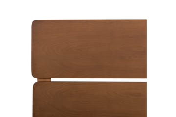 Seng med lamellbunn Boisset - Brun/Gummitre, 160x200 cm - Møbler - Senger - Sengeramme & sengestamme