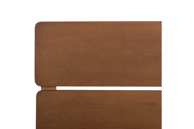 Seng med lamellbunn Boisset - Brun/Gummitre, 180x200 cm - Møbler - Senger - Sengeramme & sengestamme