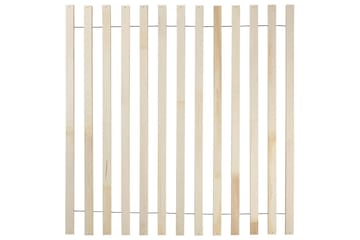 Seng med lamellbunn Boisset - Brun/Gummitre, 180x200 cm - Møbler - Senger - Sengeramme & sengestamme