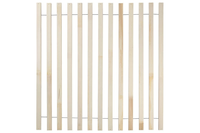 Seng med lamellbunn Boisset - Brun/Gummitre, 180x200 cm - Møbler - Senger - Sengeramme & sengestamme