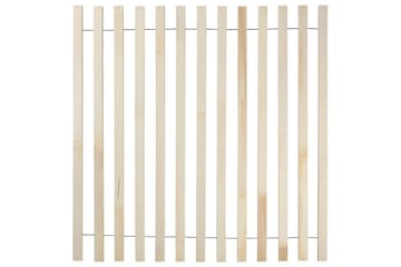 Seng med lamellbunn Boisset - Brun/Gummitre, 180x200 cm - Møbler - Senger - Sengeramme & sengestamme