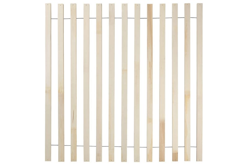 Seng med lamellbunn Boisset - Brun/Gummitre, 180x200 cm - Møbler - Senger - Sengeramme & sengestamme